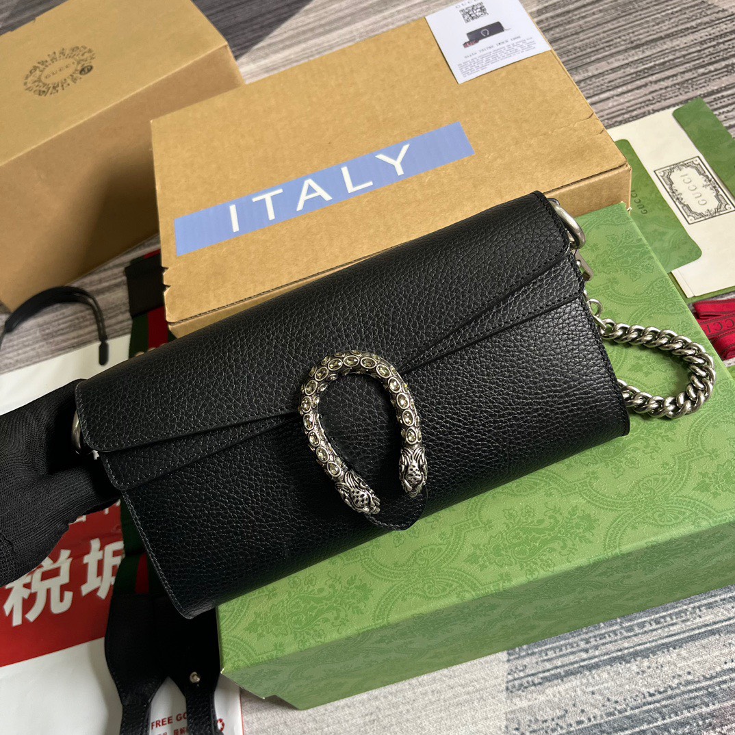 Gucci Dionysus Shoulder Womens Replica Handbags Black Size 25cm (6) Gucci Dionysus Shoulder Womens Replica Handbags Black Size 25cm (2)
