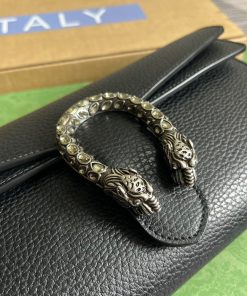 Gucci Dionysus Shoulder Womens Replica Handbags Black Size 25cm (2)