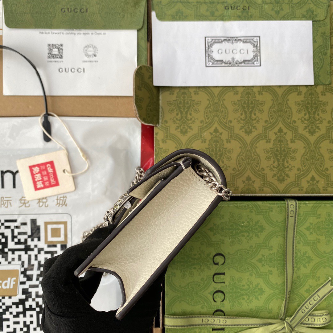 Gucci Dionysus Small Shoulder Womens Replica Bags White Size 19cm (4) Gucci Dionysus Small Shoulder Womens Replica Bags White Size 19cm (2)