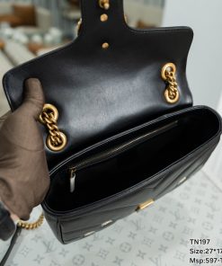 Gucci GG Marmont Logo Plaque Small Shoulder Replica Bags Size 27x17x8cm (2)