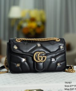 Gucci GG Marmont Logo Plaque Small Shoulder Replica Bags Size 27x17x8cm (2)