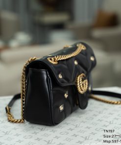 Gucci GG Marmont Logo Plaque Small Shoulder Replica Bags Size 27x17x8cm (2)