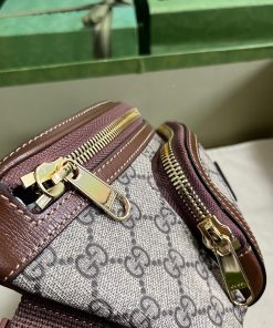 Gucci GG Supreme Canvas Hip Belt Replica Bags Size 22x15x4cm (2)