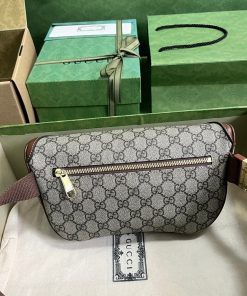 Gucci GG Supreme Canvas Hip Belt Replica Bags Size 22x15x4cm (2)