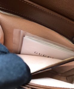 Gucci Horsebit 1955 Mini Replica Bags Brown Leather Size 25cm (2)