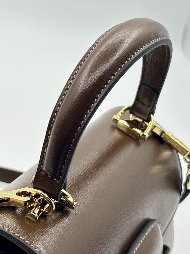 Gucci Horsebit 1955 Mini Replica Bags Brown Size 10 (2)