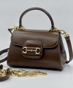 Gucci Horsebit 1955 Mini Replica Bags Brown Size 10 (2)