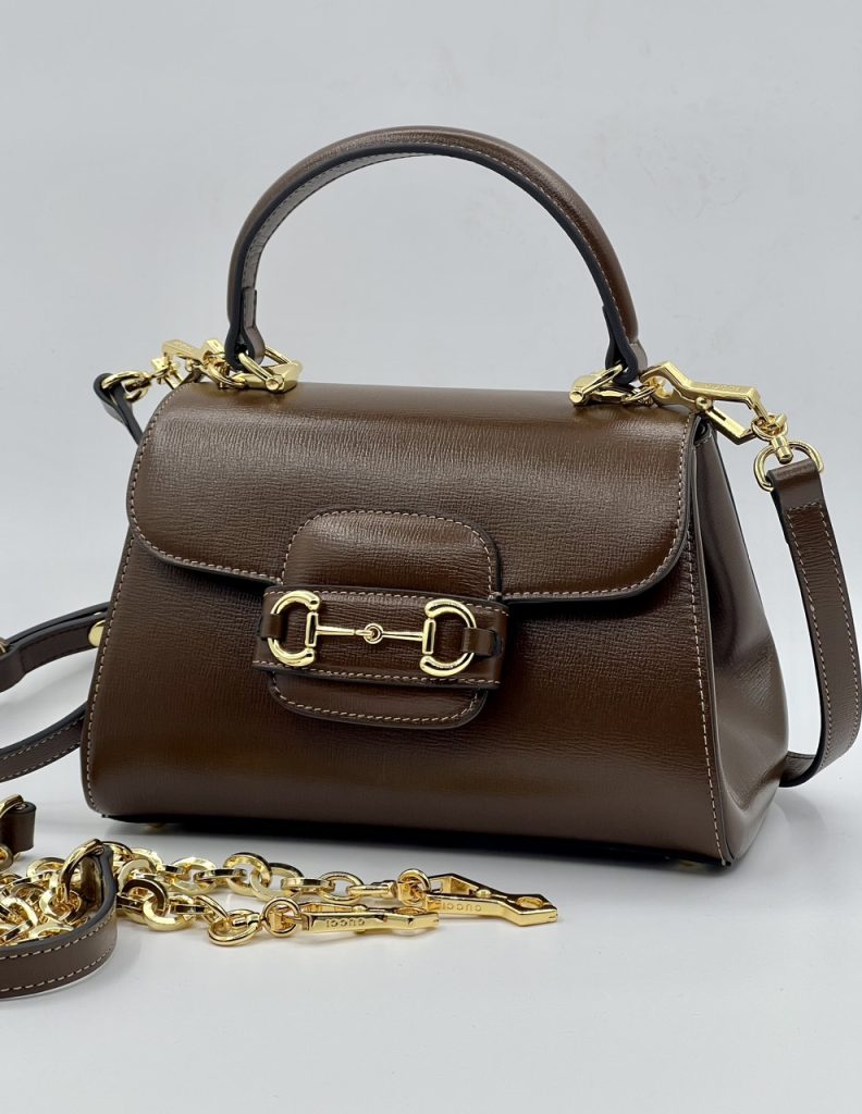 Gucci Horsebit 1955 Mini Replica Bags Brown Size 10 (2)