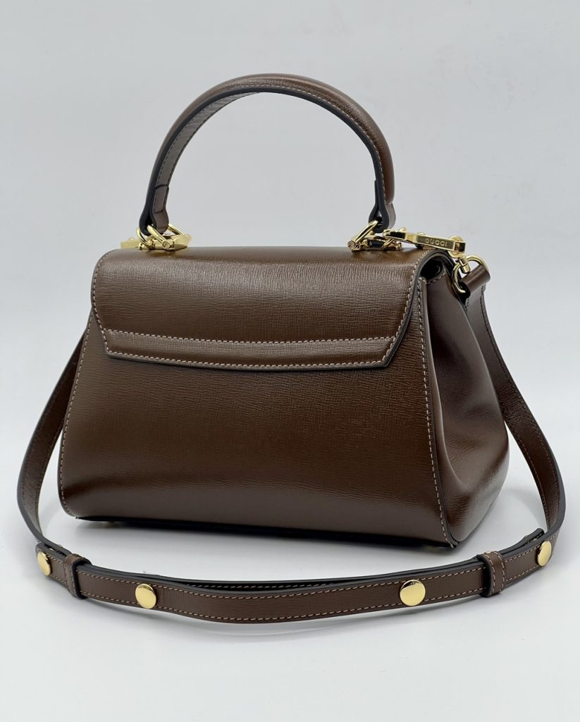 Gucci Horsebit 1955 Mini Replica Bags Brown Size 10 (2)