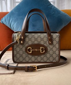 Gucci Horsebit 1955 Mini Top Replica Bags Size 24cm (5)