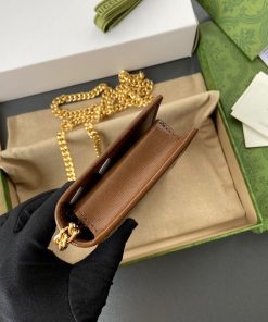 Gucci Horsebit 1955 Wallet With Chain Replica Bags 19x4x10cm (5)