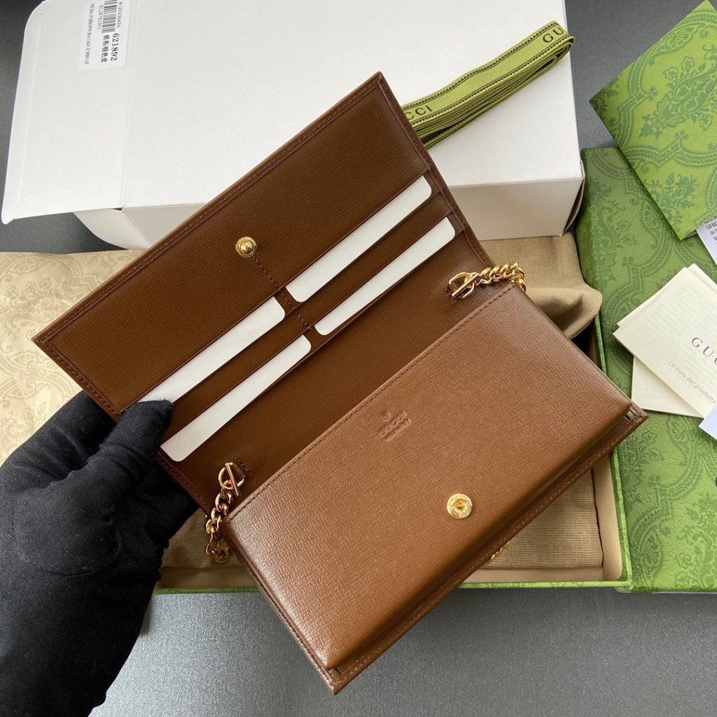 Gucci Horsebit 1955 Wallet With Chain Replica Bags 19x4x10cm (5)