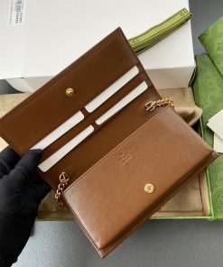 Gucci Horsebit 1955 Wallet With Chain Replica Bags 19x4x10cm (5)