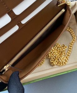 Gucci Horsebit 1955 Wallet With Chain Replica Bags 19x4x10cm (5)