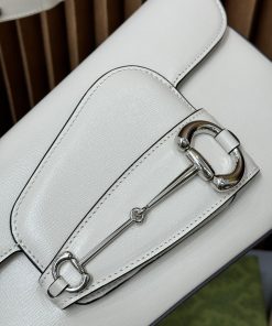 Gucci Horsebit 1955 White Womes Replica Bags Size 26cm (2)