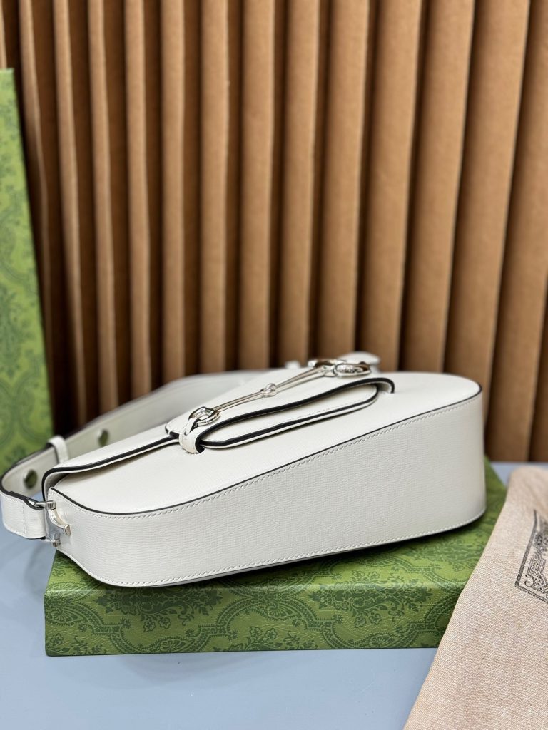 Gucci Horsebit 1955 White Womes Replica Bags Size 26cm (2)