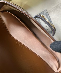 Gucci Horsebit 1955 Womens Replica Bags Brown Size 21.5x12 (2)