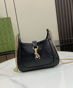 Gucci Jackie Notte Mini Womens Replica Bags Black Size 19.5x18x3 (2)