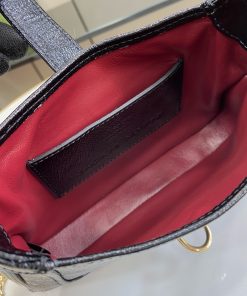 Gucci Jackie Notte Mini Womens Replica Bags Black Size 19.5x18x3 (2)