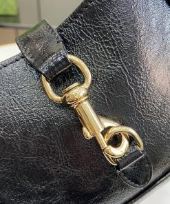 Gucci Jackie Notte Mini Womens Replica Bags Black Size 19.5x18x3 (2)