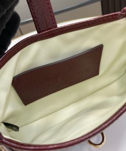 Gucci Jackie Notte Mini Womens Replica Bags Plum Red Size 19.5x18x3 (1)