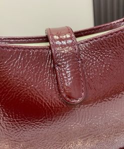 Gucci Jackie Notte Mini Womens Replica Bags Plum Red Size 19.5x18x3 (1)