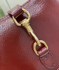 Gucci Jackie Notte Mini Womens Replica Bags Plum Red Size 19.5x18x3 (1)