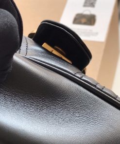 Gucci Marmont Top Handle Black Replica Bags 27cm (2)