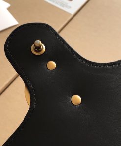 Gucci Marmont Top Handle Black Replica Bags 27cm (2)