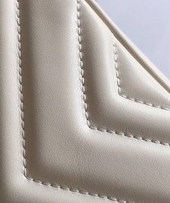 Gucci Marmont Top Handle White Replica Bags 27cm (2)