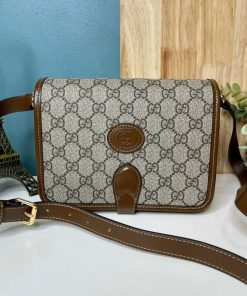Gucci Mini Shoulder Interlocking G Brown Replica Handbags Size 17x20x7 (2)