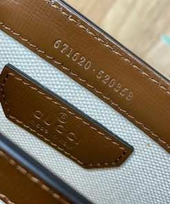 Gucci Mini Shoulder Interlocking G Brown Replica Handbags Size 17x20x7 (2)