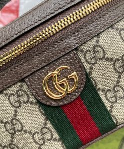 Gucci Ophidia Cosmetic Case Monogram Brown Replica Bags Size 15 (8)