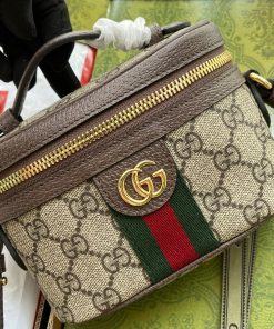 Gucci Ophidia Cosmetic Case Monogram Brown Replica Bags Size 15 (8)