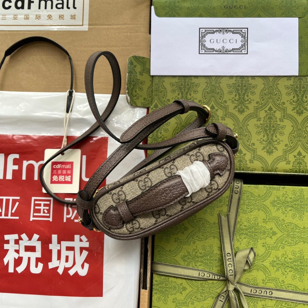 Gucci Ophidia Cosmetic Case Monogram Brown Replica Bags Size 15 (8)