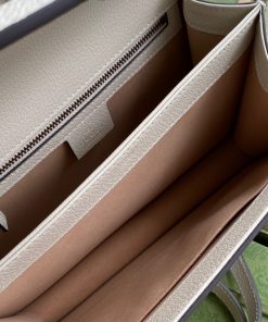 Gucci Ophidia GG Supreme Canvas Mini Shoulder White Bag Best Replica 25cm (2)