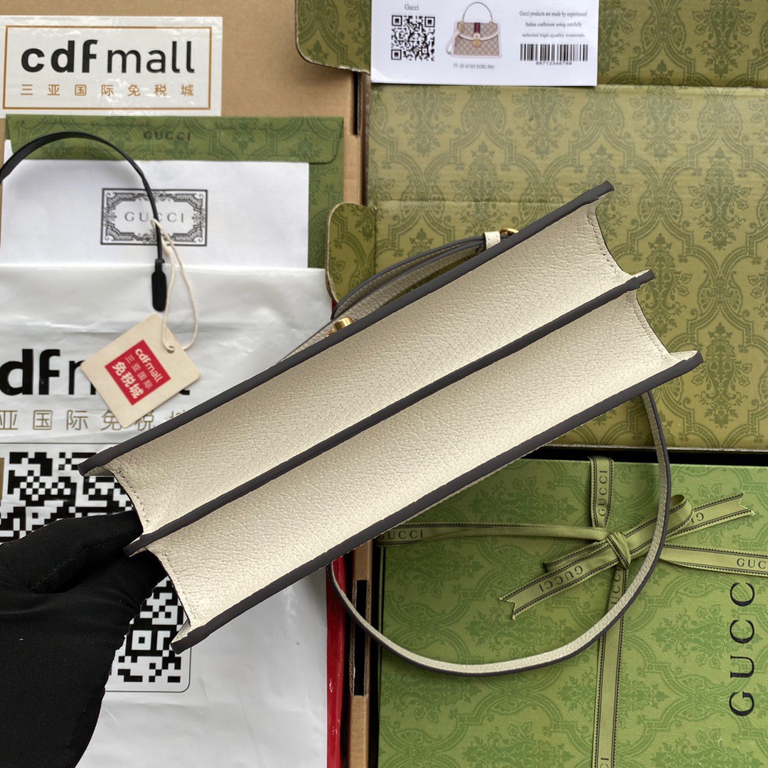 Gucci Ophidia GG Supreme Canvas Mini Shoulder White Bag Best Replica 25cm (9) Gucci Ophidia GG Supreme Canvas Mini Shoulder White Bag Best Replica 25cm (2)