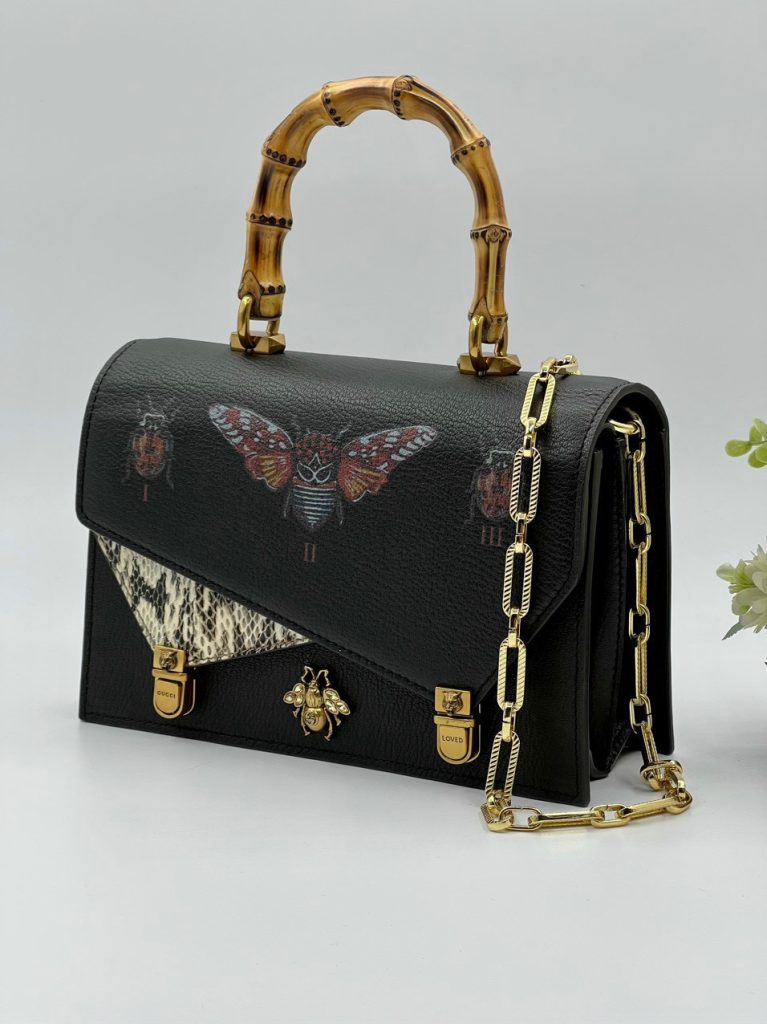 Gucci Ottilia Medium Top Bamboo Strap Replica Bags Size 25x15,5x9,5cm (2)