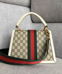 Gucci Queen Margaret Top GG Coated Canvas Small Replica Bags Size 25cm (2)