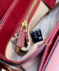 Gucci Replica Bags Horsebit 1955 Leather Red Size 25cm (2)