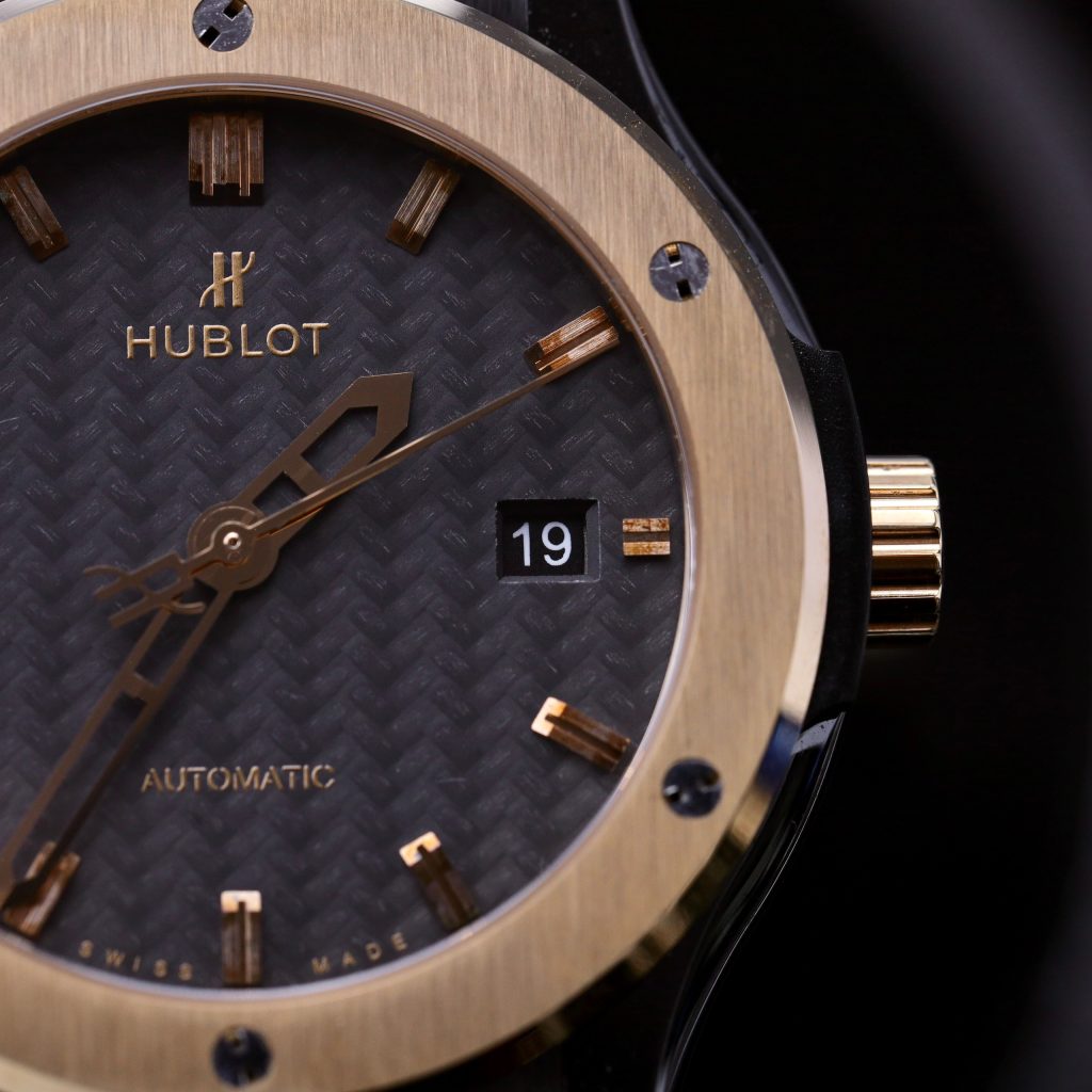 Hublot Best Replica Watch Classic Fusion Ceramic Demi Carbon Dial 42mm (1)