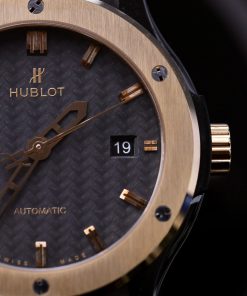 Hublot Best Replica Watch Classic Fusion Ceramic Demi Carbon Dial 42mm (1)
