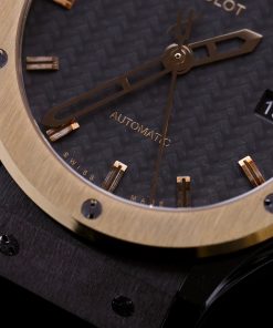 Hublot Best Replica Watch Classic Fusion Ceramic Demi Carbon Dial 42mm (1)