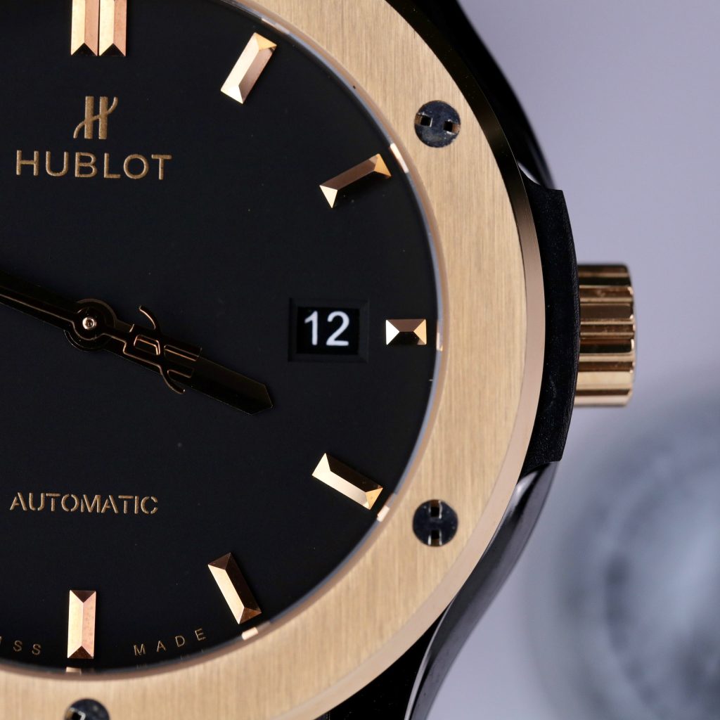 Hublot Best Replica Watch Classic Fusion Ceramic Demi King Gold 42mm (2)