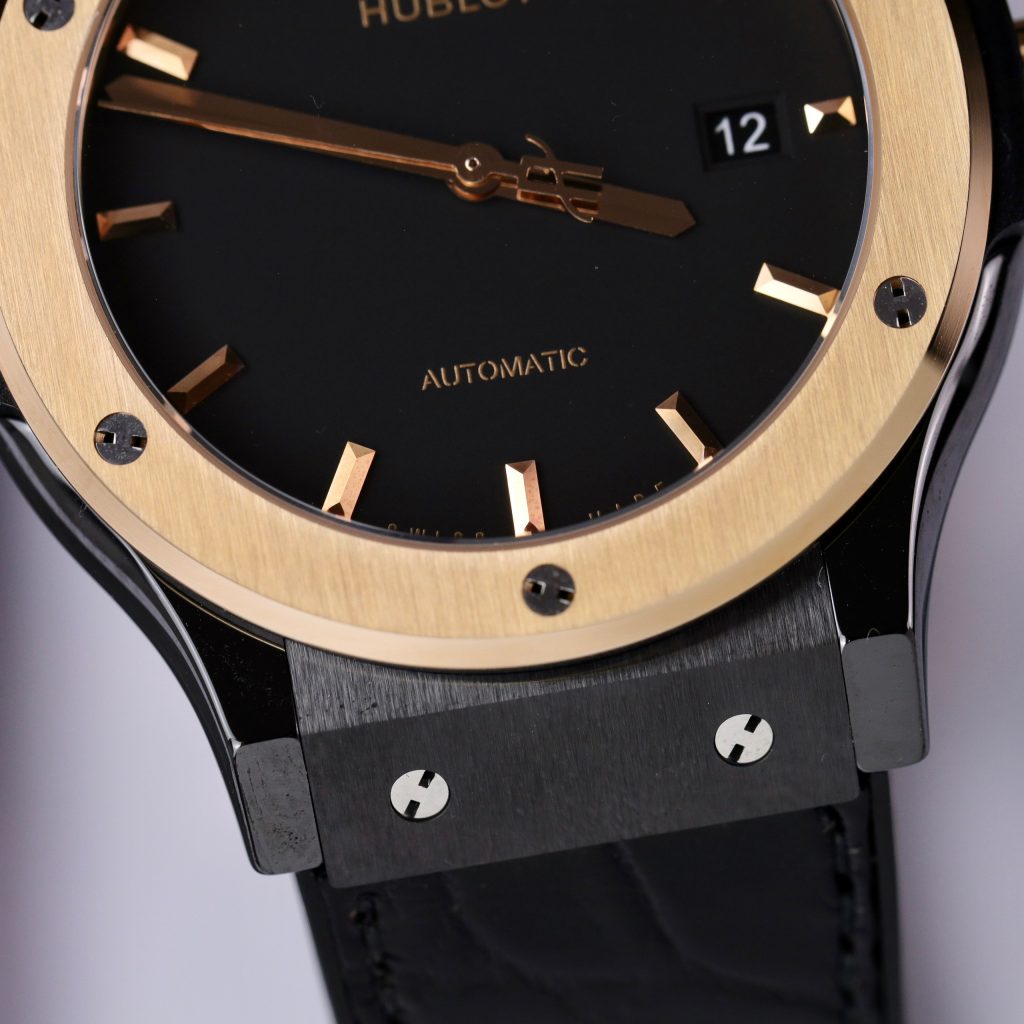 Hublot Best Replica Watch Classic Fusion Ceramic Demi King Gold 42mm (2)