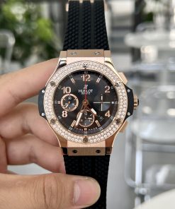 Hublot Big Bang Chronograph King Gold Black Color Rep Watch 44mm (1)