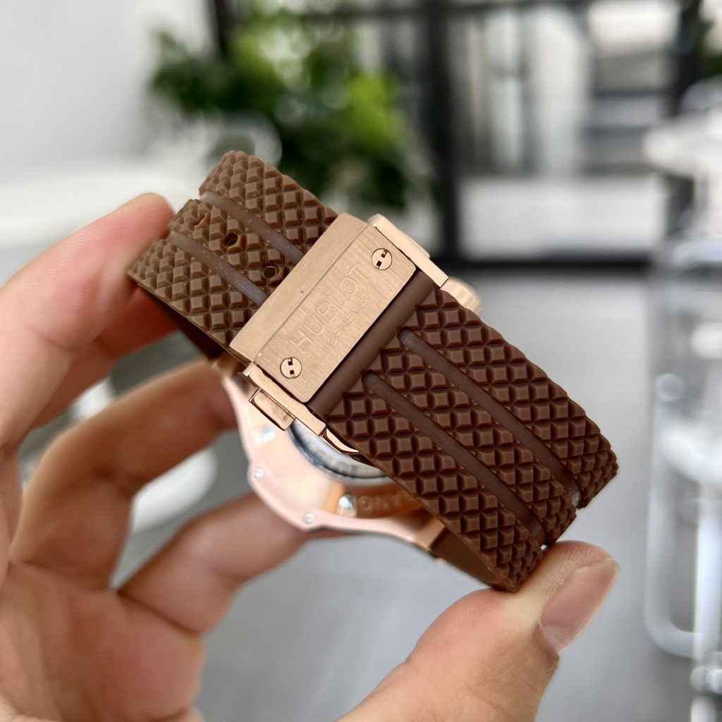 Hublot Big Bang Chronograph King Gold Brown Color Rep Watch 44mm (1)