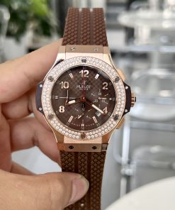 Hublot Big Bang Chronograph King Gold Brown Color Rep Watch 44mm (1)