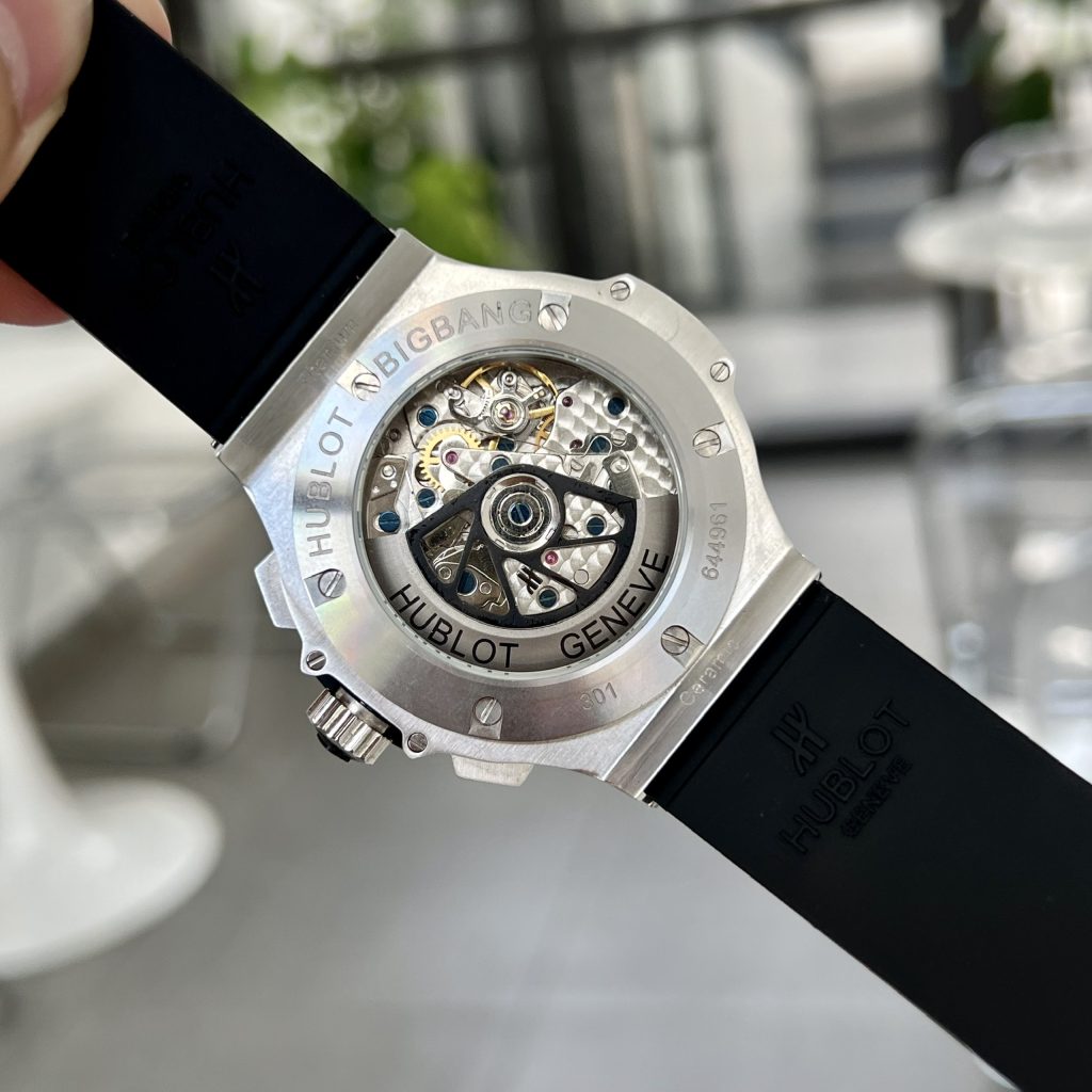 Hublot Big Bang Chronograph Titanium Black Color Rep Watch 44mm (5)