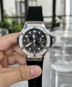 Hublot Big Bang Chronograph Titanium Black Color Rep Watch 44mm (5)